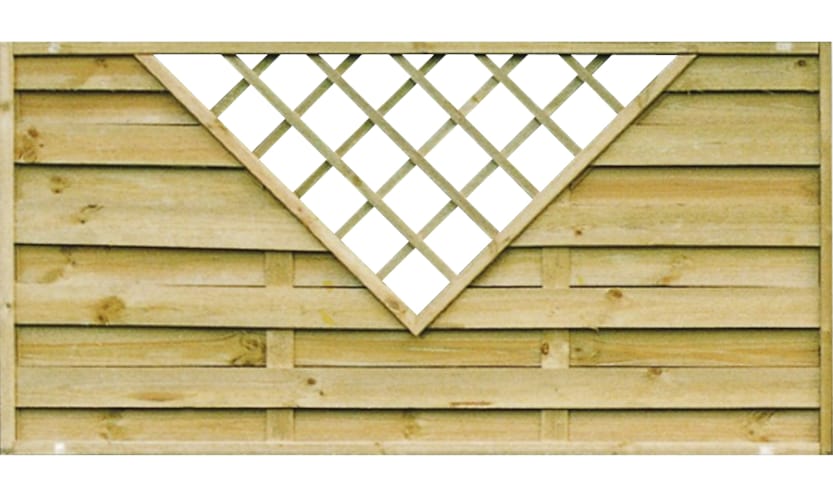 Paroi décorative treillis triangle 1m80 x 0,90 m