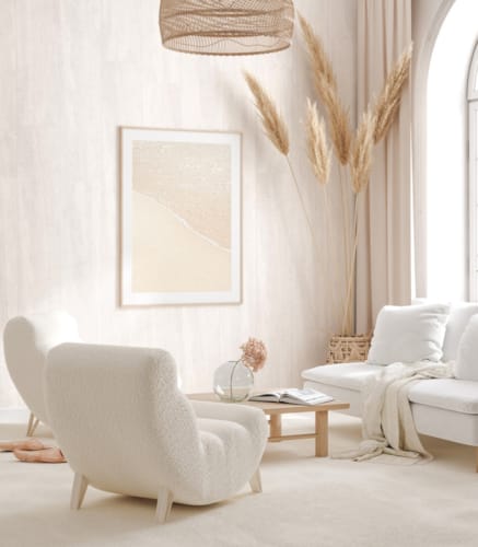 Lambris plafond Maestro - Brushed White 00191 - 10 x 190 x 1200 mm