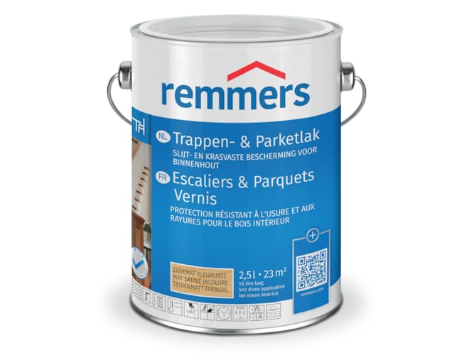 Remmers vernis escaliers et parquets - mat incolore - 2,5L