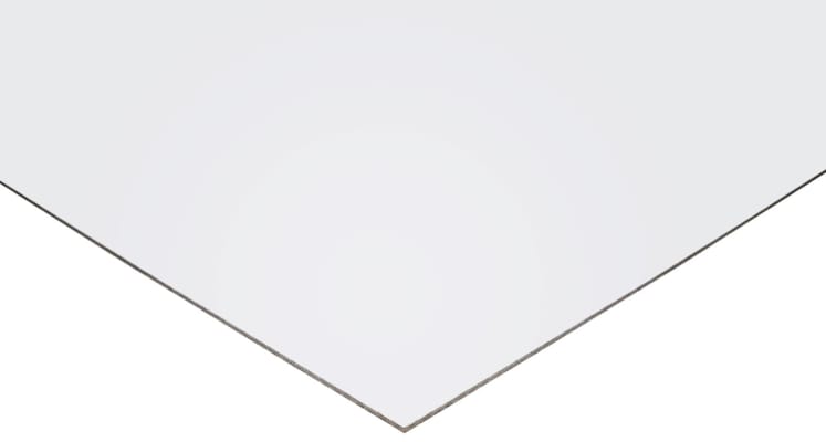 Panneau unalit blanc 2440 x 1220 x 3,2 mm