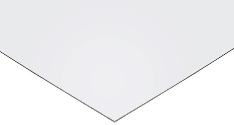 Panneau unalit blanc 2440 x 1220 x 3,2 mm
