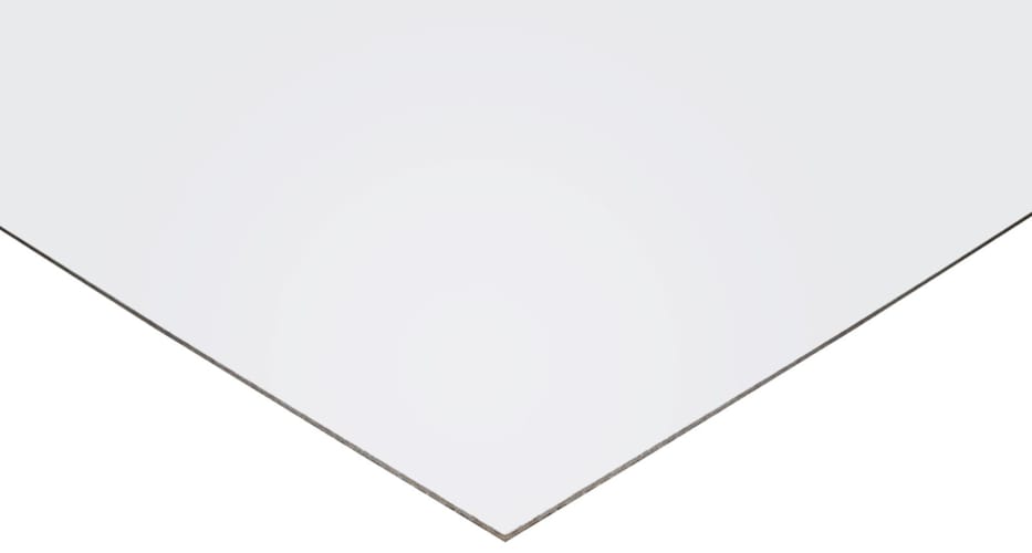 Panneau unalit blanc 2440 x 1220 x 3,2 mm