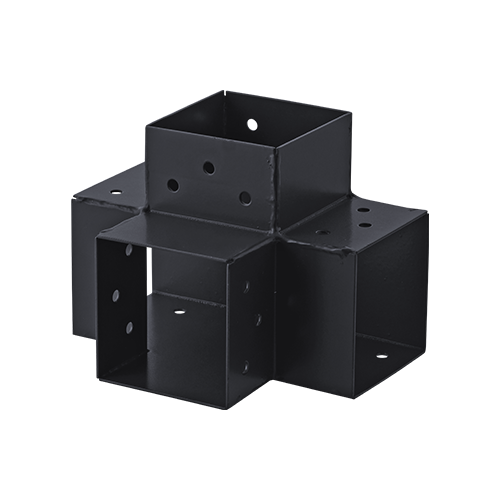 Suki connecteur 91 x 91 mm angle 90° 4D pour poteau bois 90 x 90 mm
