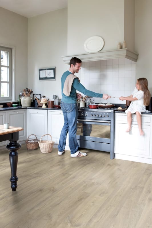 Parquet stratifié Quick-Step Creo - Chêne Louisiana beige 3175 - 7 x 190 x 1200 mm