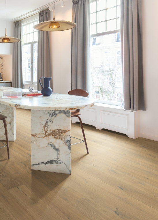 Quick-Step parquet Cascada - Chêne moutarde extra mat 6031 - 13 x 190 x 2200 mm