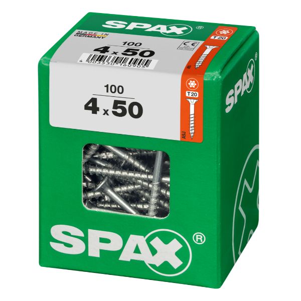 SPAX vis T-STAR+ WIROX - 4x50 L (boite 100 pces)