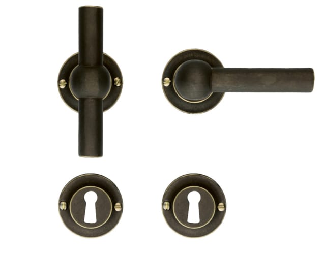 Poignée petra nm t+l old brass r+e