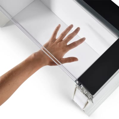 Coupole plate Iwindow 2 - Modèle fixe clair + costière