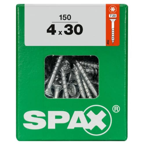 SPAX vis T-STAR+ WIROX - 4x30 L (boite 150 pces)