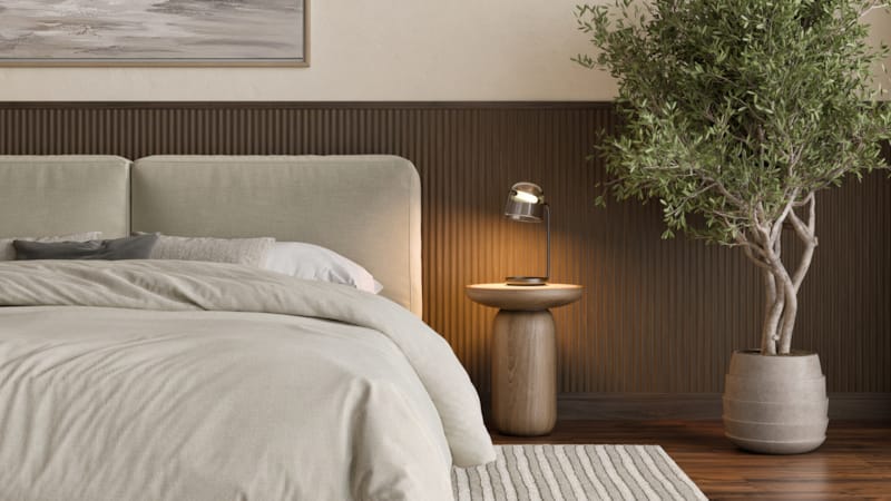 Lambris Maestro Wave - Smoked Walnut 00175 - 14 x 213 x 2770 mm