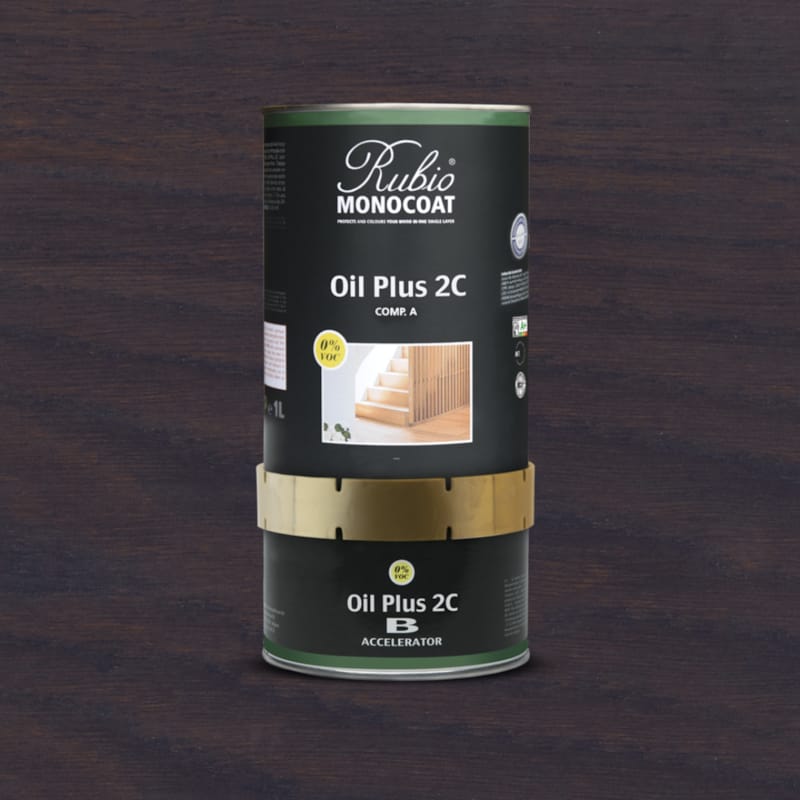 Rubio monocoat oil + 2c - 1300 ml - Charcoal
