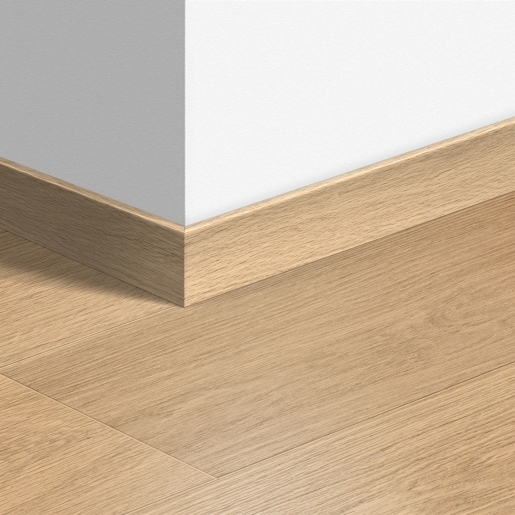 Plinthe standard stratifié Quick-Step 1283 Chêne verni blanc planches - 12 x 58 x 2400 mm