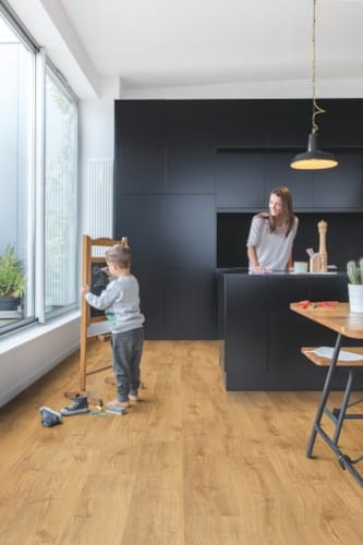 Quick-Step vinyle Alpha Vinyl Bloom 5+1 - chêne d'automne miel 40088 - 6 x 209 x 1494 mm