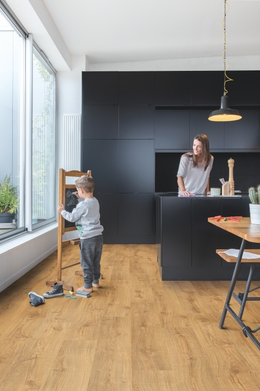 Quick-Step vinyle Alpha Vinyl Bloom 5+1 - chêne d'automne miel 40088 - 6 x 209 x 1494 mm