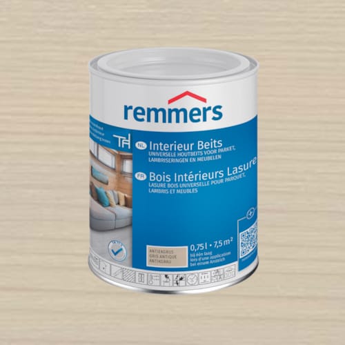 Remmers lasure bois intérieurs - gris antique - 750ml