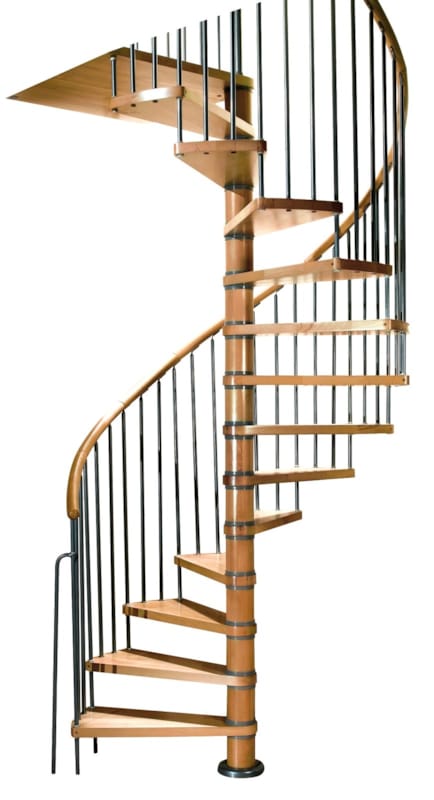 Vega - Escalier spirale - Hêtre massif - 140 cm
