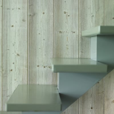 Lambris Verniland Pure - Sapin brossé - Yaki Nougat - 17 x 185 x 2350 mm