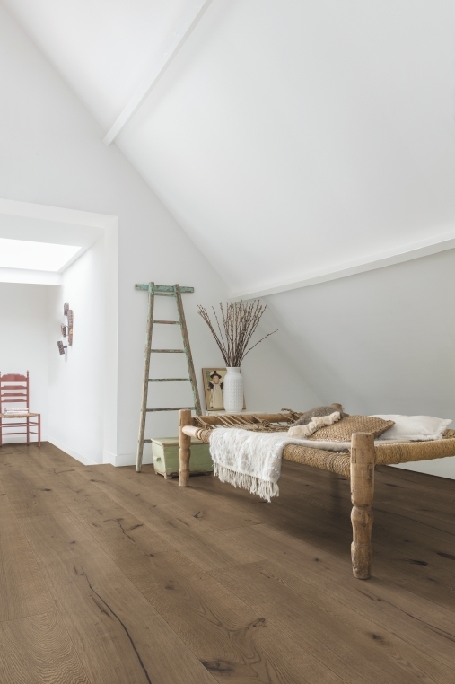 Quick-Step parquet Massimo - Chêne chocolat fondant huilé extra mat 3564 - 13,5 x 260 x 22