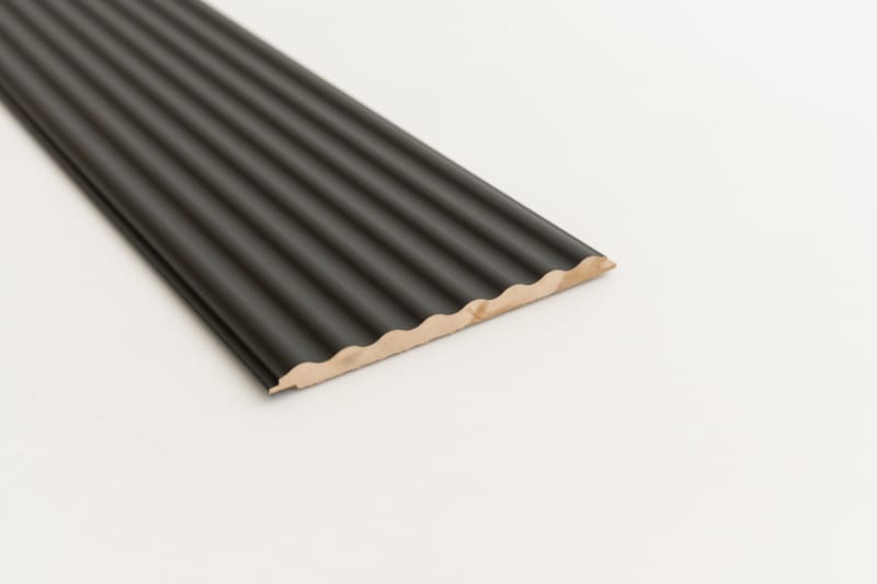 Lambris Maestro Wave - Matte Black EC133 - 14 x 213 x 2770 mm