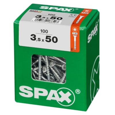 SPAX vis T-STAR+ WIROX - 3,5x50 L (boite 100 pces)