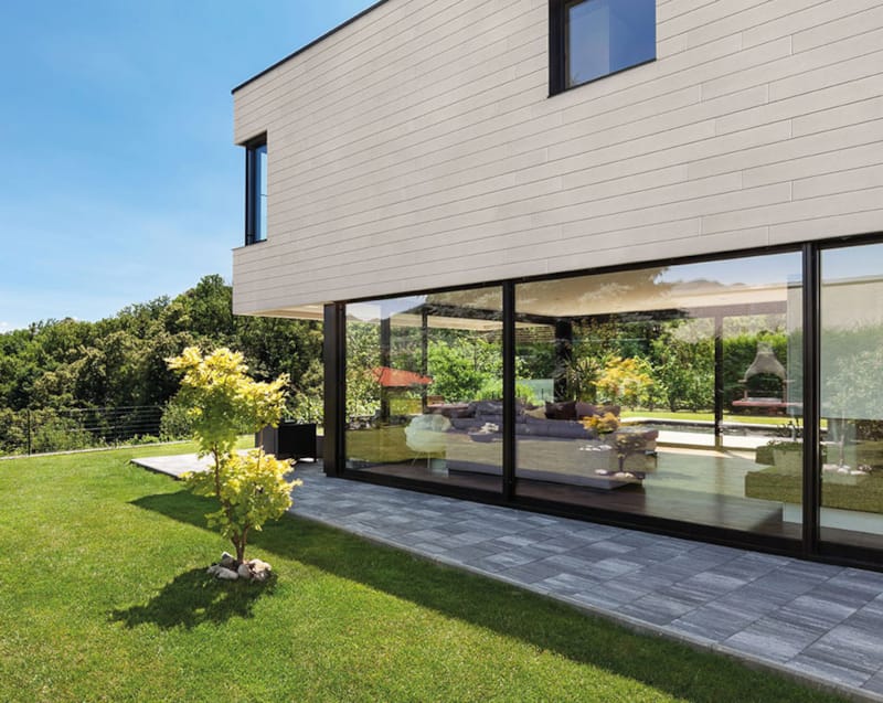 Dumaclin Bardage 185 mm Homogène Argile - Raccord Click Intégré