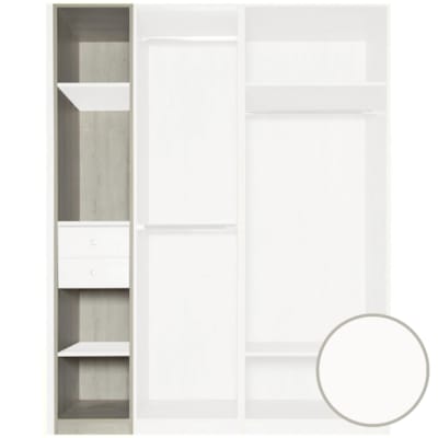 MOKI ESPACE meuble blanc 2200 x 400 x 570 mm