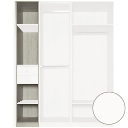 MOKI ESPACE meuble blanc 2200 x 400 x 570 mm