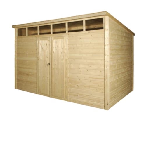 Chalet coin profils en bois Q Line 360x180