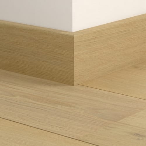 Quick-Step plinthe parquet - Chêne blanc perle extra mat 06030 - 16 x 80 x 2400 mm