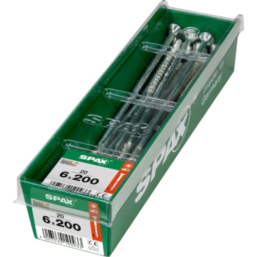 SPAX vis T-STAR+ WIROX - 6x200 M-STK (boite 20 pces)