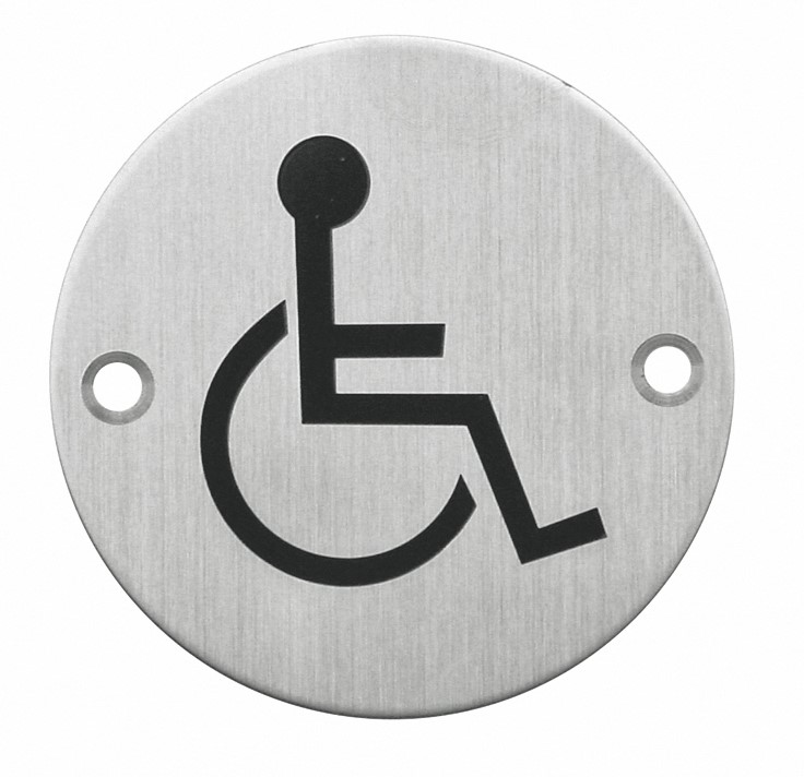 Pictogramme rond handicapé