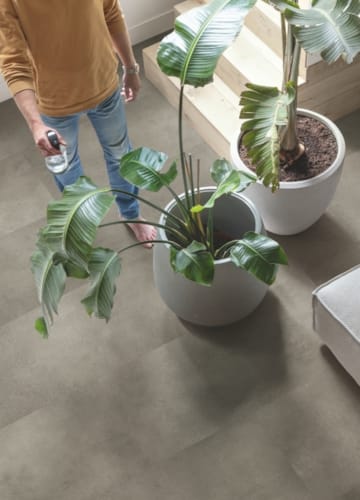 Quick-Step vinyle Livyn Alpha Vinyl Illume - Béton nuageux 40273 - 6 x 428 x 856 mm