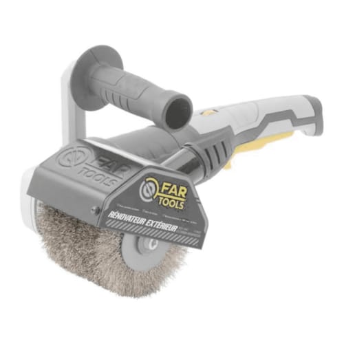 Rex120c renovateur exterieur 1300w, brosse laiton 120x100mm