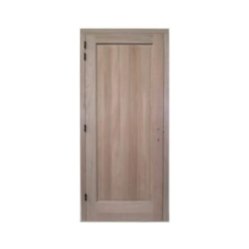 Bloc-porte extérieur meranti - Droite pleine 2075x940 mm
