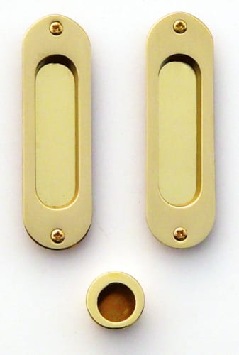 Coquille à encastrer fra ovale - Laiton