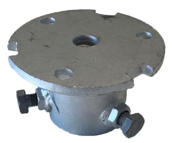 Weasyfix Embouts pour tubes de 60 mm de diamètre muni d'un M16 central