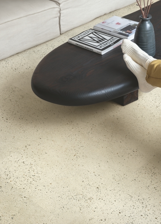 Quick-Step vinyle Livyn Alpha Vinyl Illume - Béton galet 40276 - 6 x 428 x 856 mm