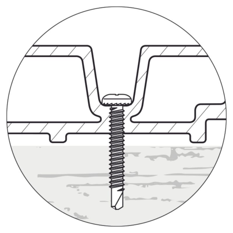 Bardage composite WEO®35 ardoise (dark grey) - 33 x 170 mm (140mm utile) x 2m90