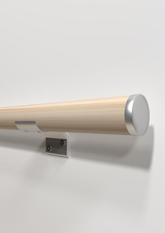 R16 - Kit rampe Rondo - Main courante - Sapin 40 mm x 2m