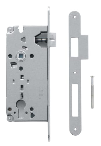 Serrure chrome cylindre - 85mm