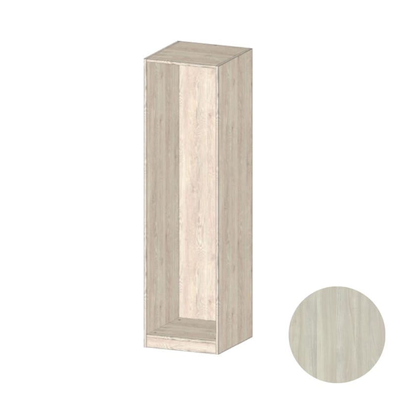 MOKI ESPACE meuble orme argenté 2200 x 550 x 570 mm