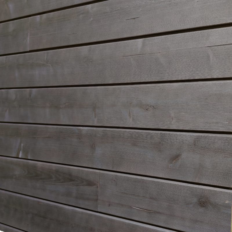 Bardage sapin autoclavé - Gris silex - 21 x 125 x 3900 mm