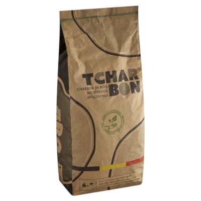 TCharbon charbon de bois 100% belge - 6 kg