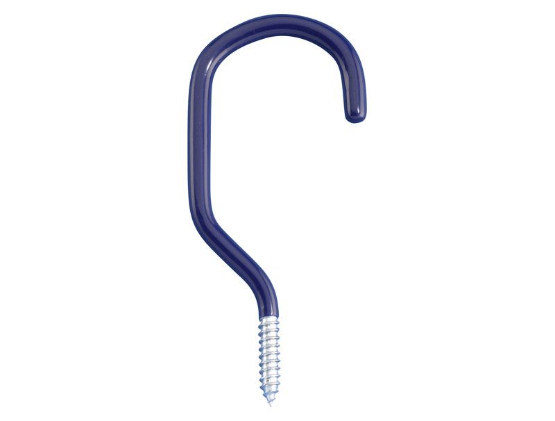 Crochet à vis gainé - Forme ronde