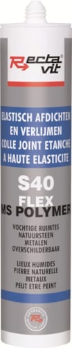 S40 pro - Mastic professionnel Blanc - 290 ml