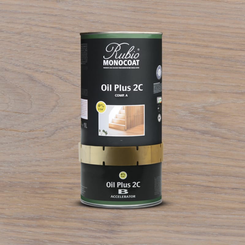 Rubio monocoat oil + 2c set - 1300 ml - Super white