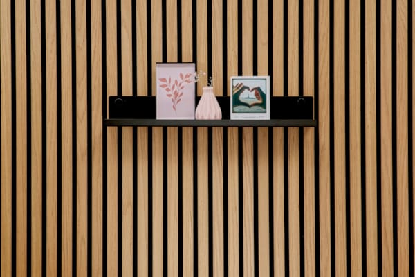 Ter Hürne SilentDesign LivingWall - Lasse - Étagère métallique étroite - Medium