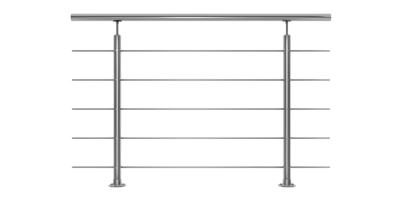 Kit Harmony Fixation au sol - Inox A304 - 150 cm