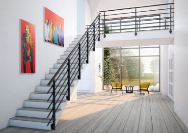 Kit Pure Black Fixation Laterale - Noir (RAL 9005) 250 cm