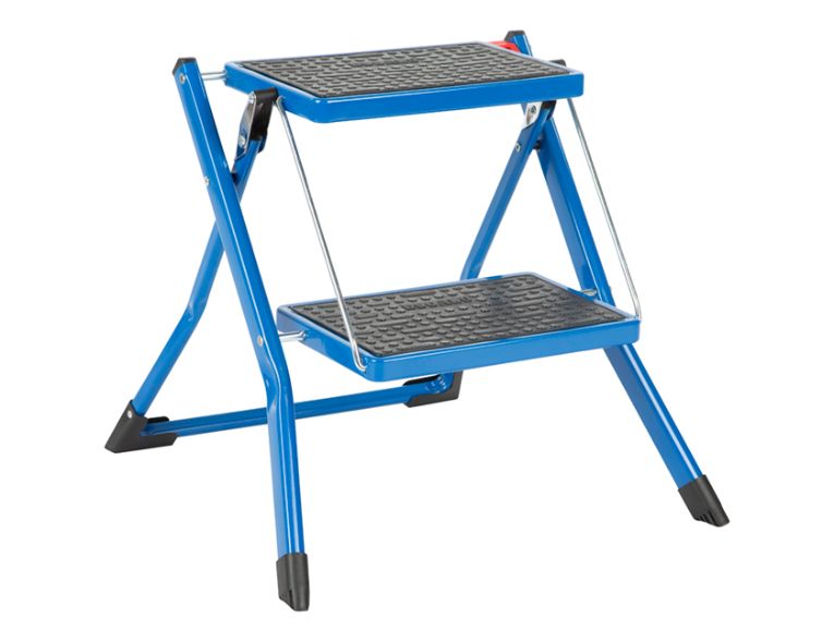 Escabelle handy - 2 marches extra larges - Bleu